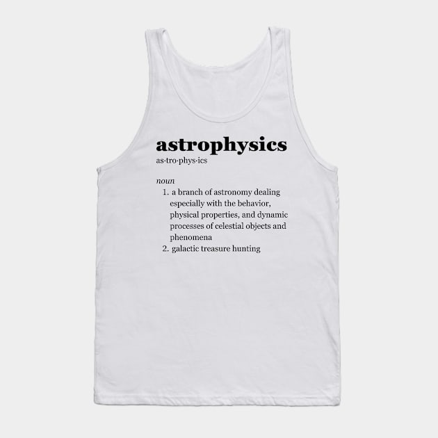 Astrophysics Tank Top by imperfectdesin